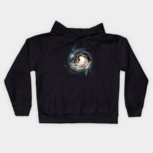 Galaxy surfer Kids Hoodie